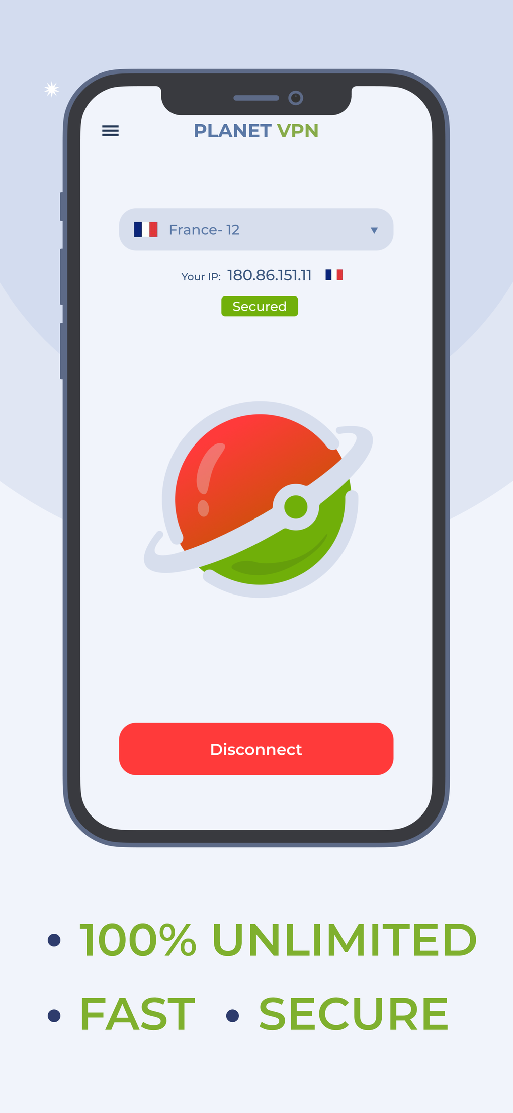 Planet VPN - Free VPN Proxy para iPhone - Download